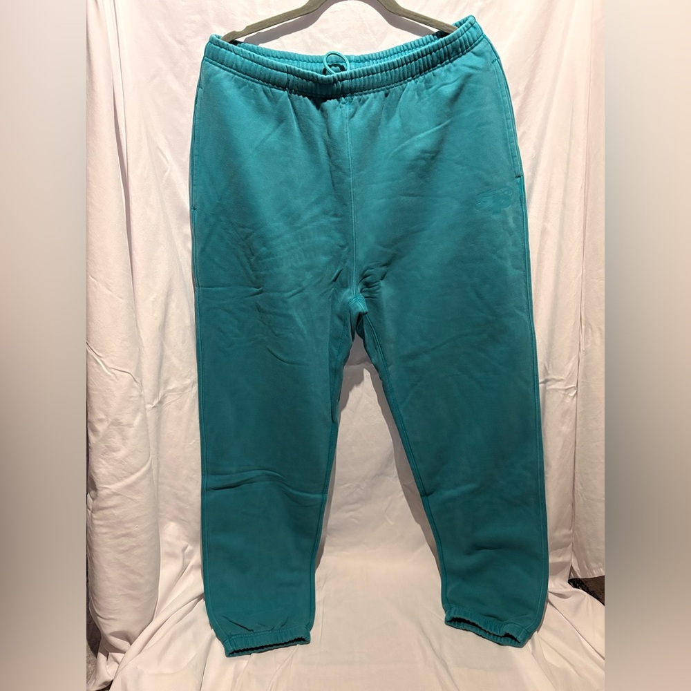 Seoul Project SP Teal Fleece Jogger Sweatpants XL | Elastic Waist NWT